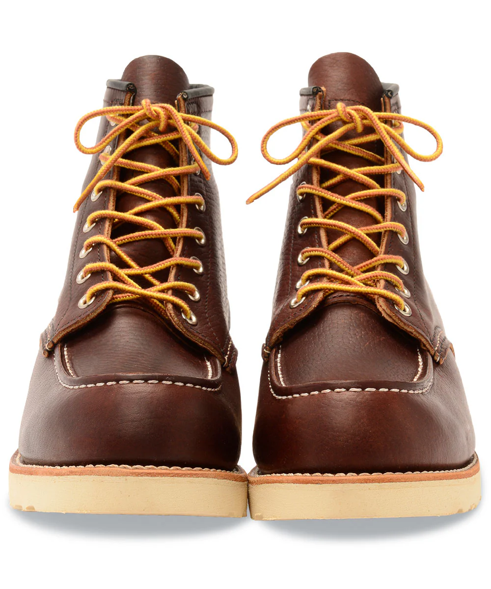 Red Wing Heritage 6-inch Classic Moc Toe Boots (8138) - Briar Oil Slick - Image 3