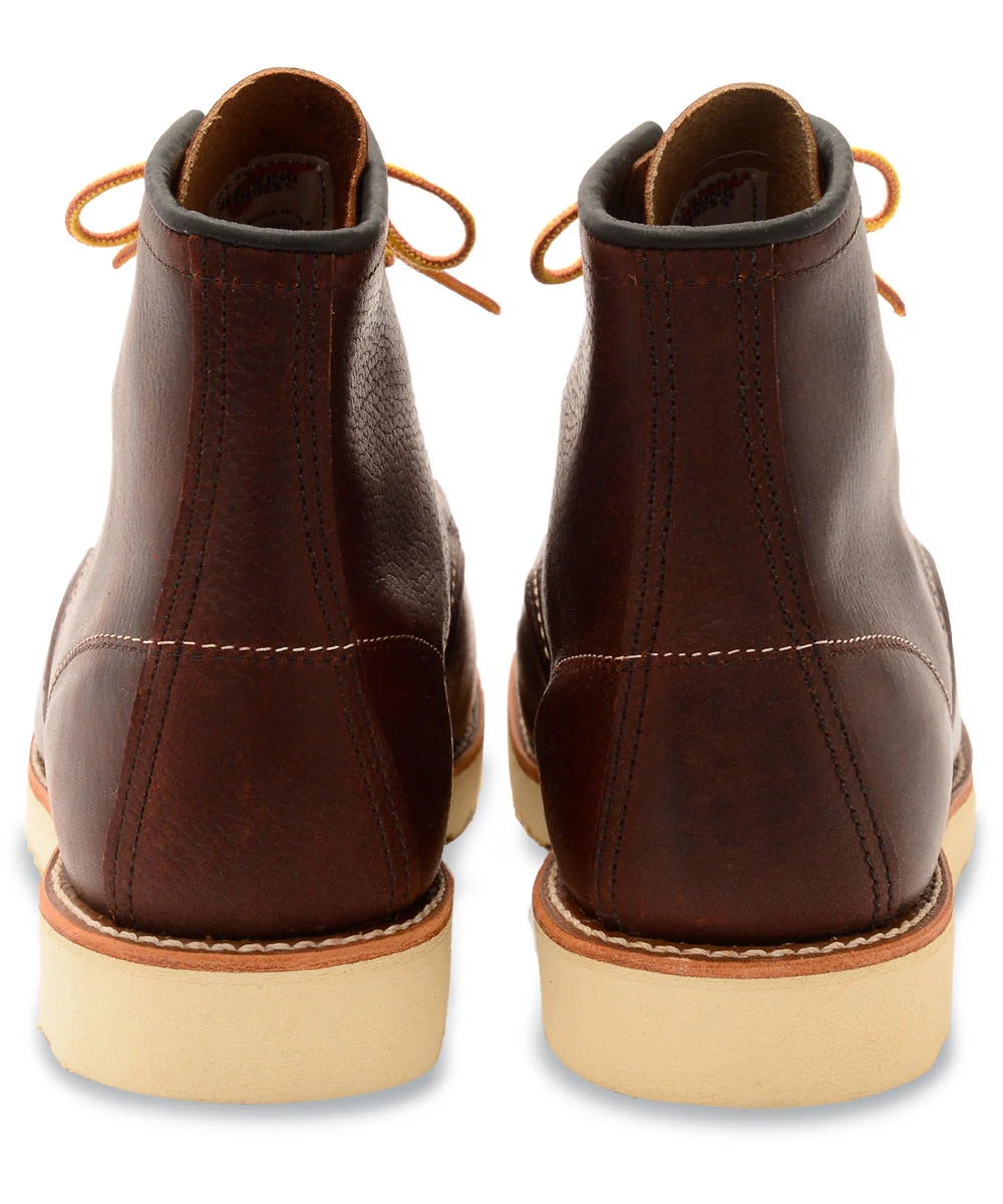 Red Wing Heritage 6-inch Classic Moc Toe Boots (8138) - Briar Oil Slick - Image 4
