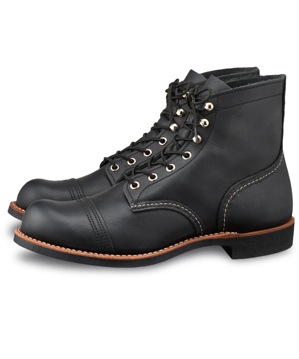 Red Wing Heritage Iron Ranger Boots (8084) - Black Harness - Image 5