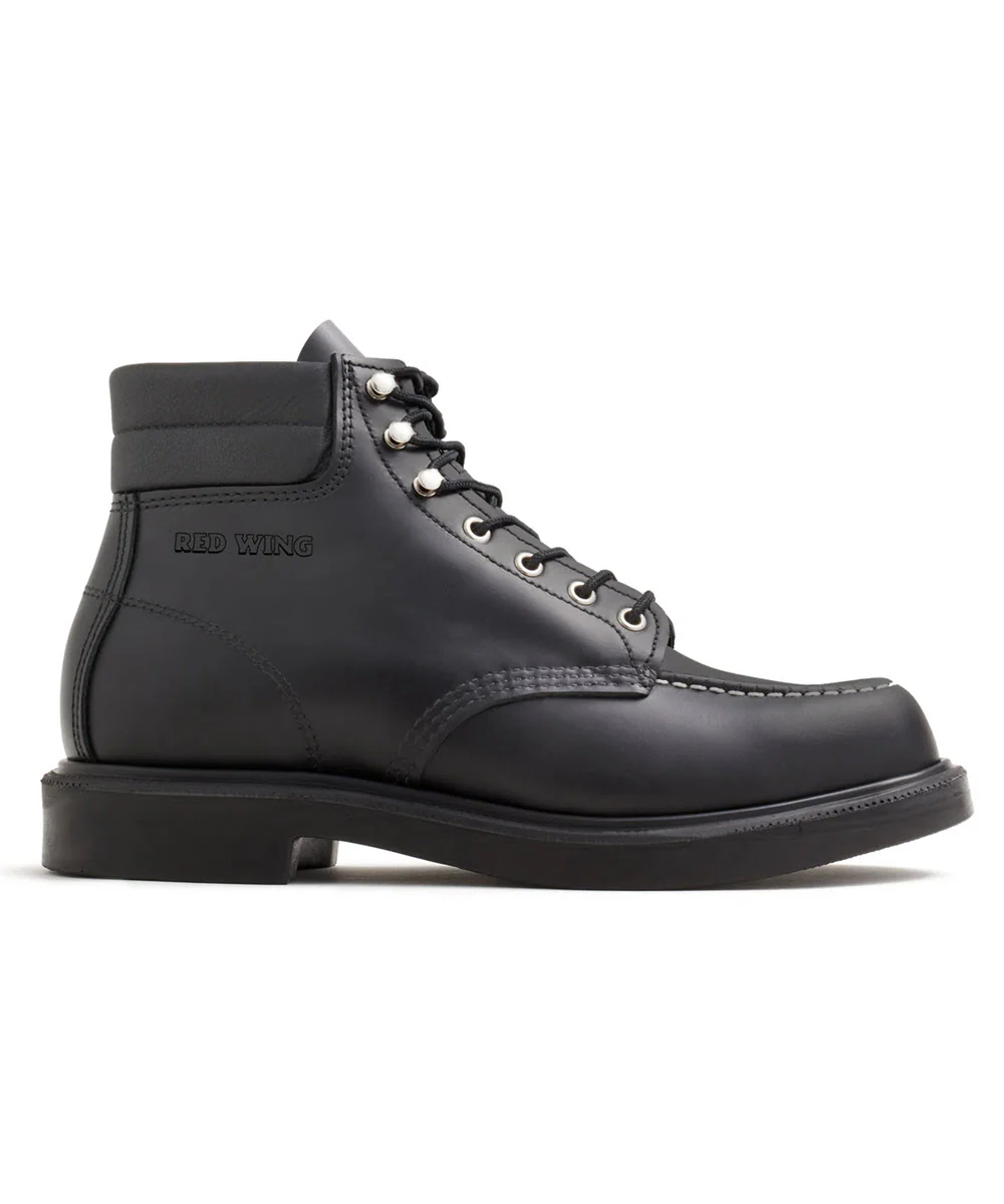 Red Wing Heritage 6-inch SuperSole Moc Toe - Black Chrome - Image 2