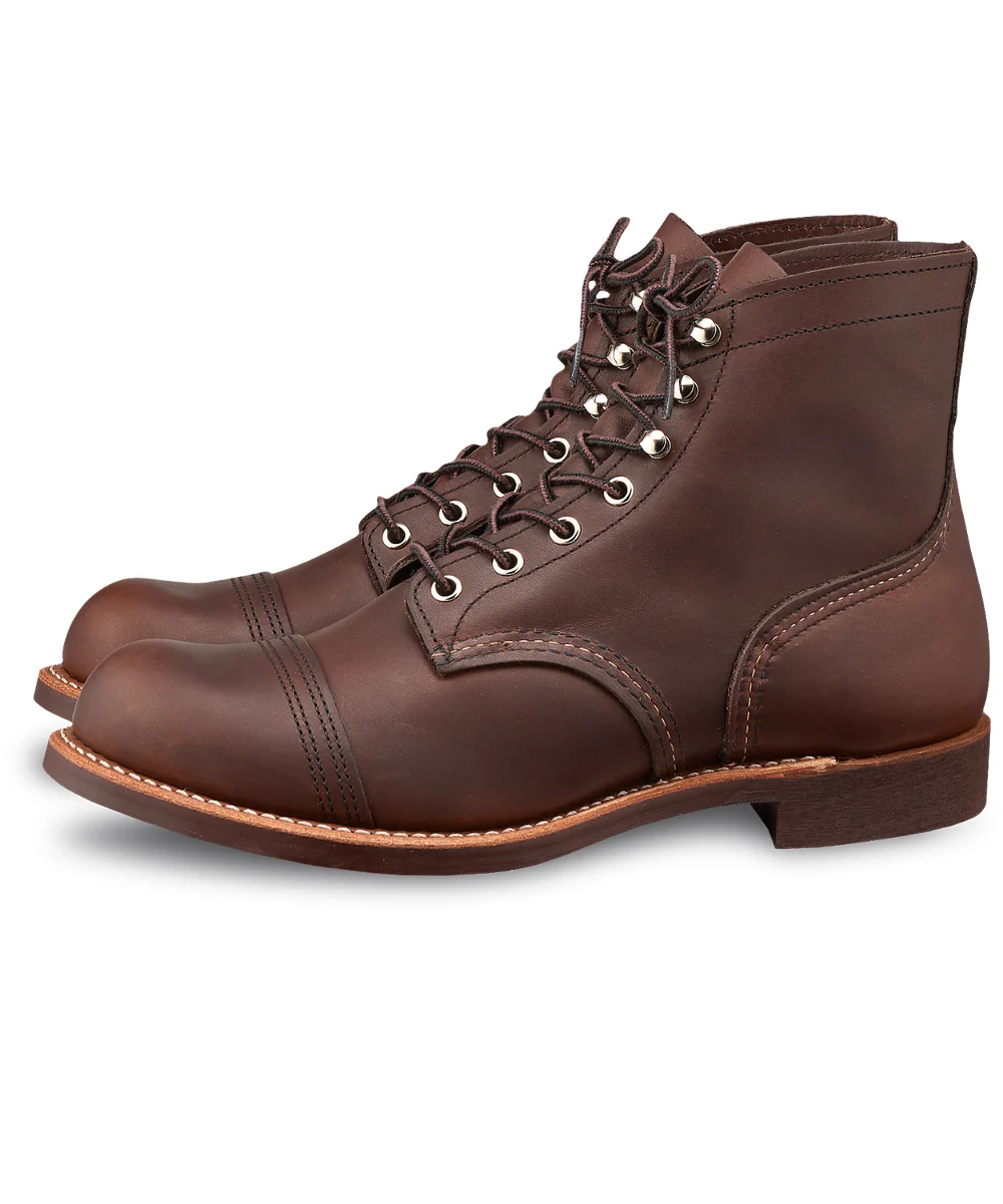 Red Wing Heritage Iron Ranger Boots (8111) - Amber Harness - Image 5