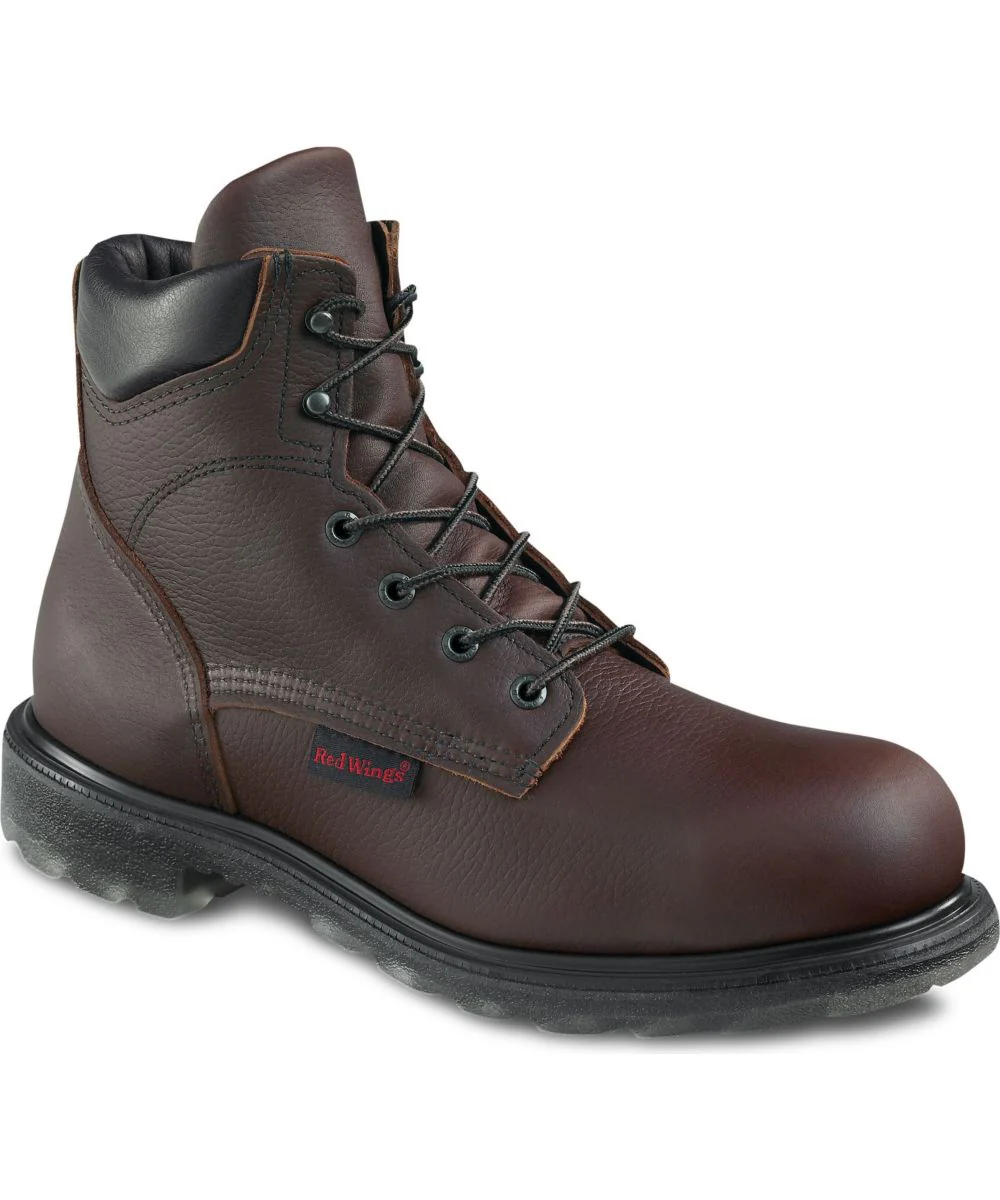 Red Wing Shoes Men's Work Boots (606) - Supersole 2.0 - Nutmeg Ebbtide Leather