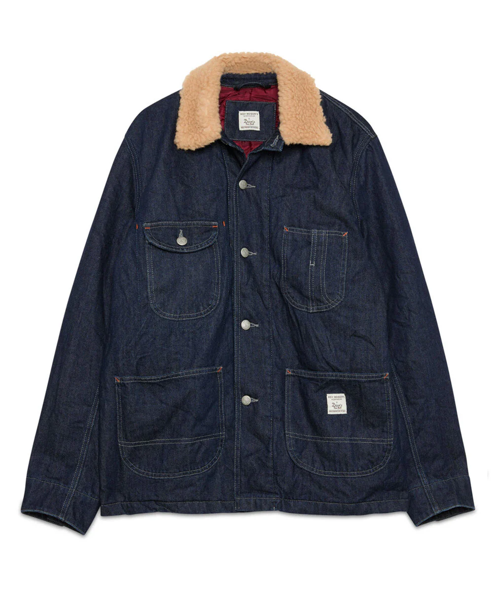 Roy Roger's X Dave's Collab Insulated Chore Coat - Rinsed Denim