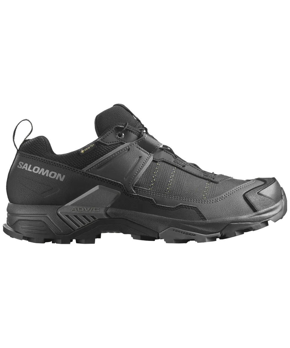 Salomon Men's X Ultra 5 Gore-tex Sneakers - Black/Asphalt/Castlerock