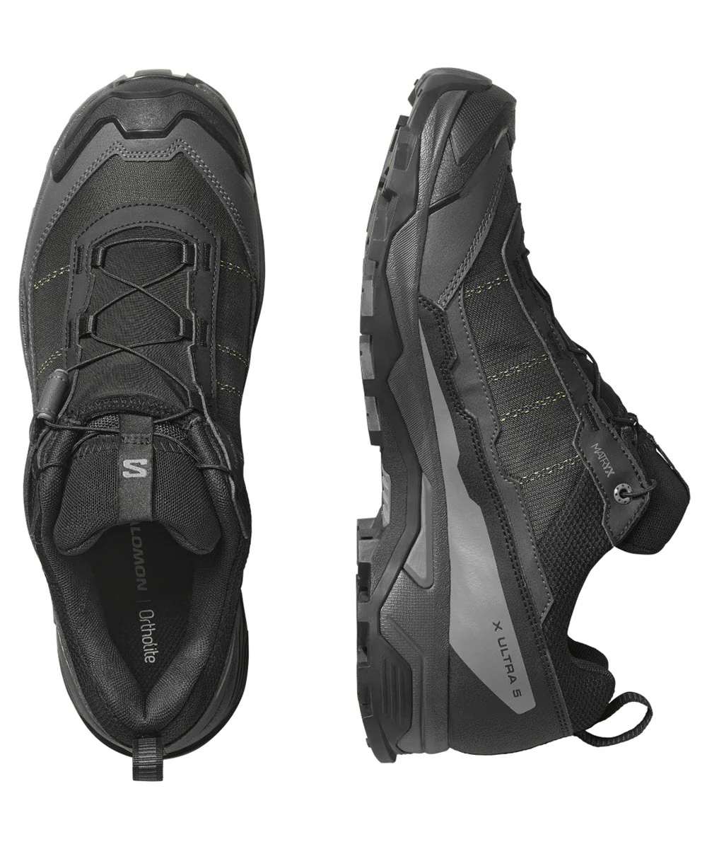Salomon Men's X Ultra 5 Gore-tex Sneakers - Black/Asphalt/Castlerock - Image 3