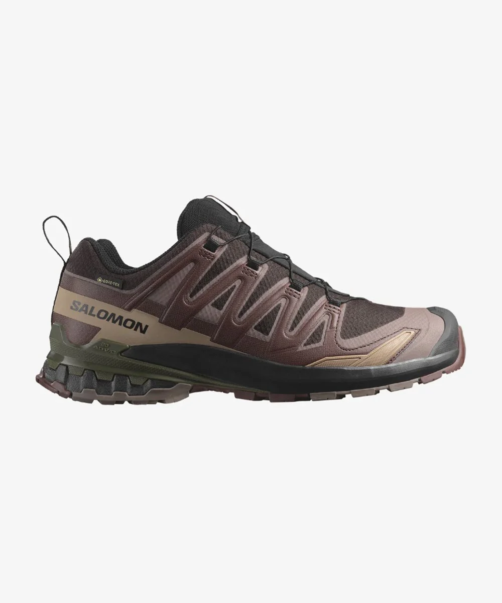 Salomon Men's XA PRO 3D V9 Trail Running Shoes - Black Coffee/Rum Raisin/Olive Night