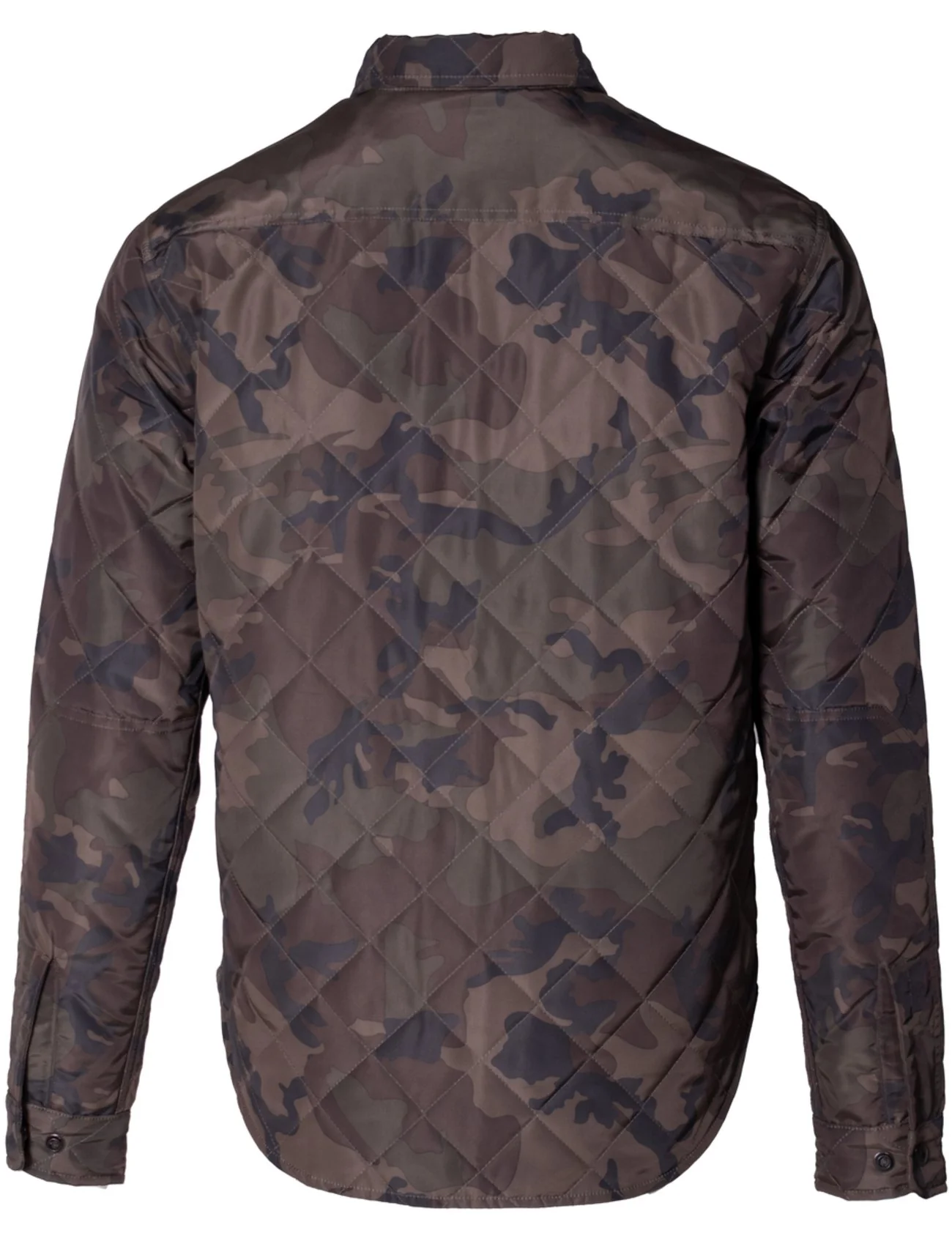 Schott NYC Down-filled Quilted Shirt Jacket - Camo - Image 3