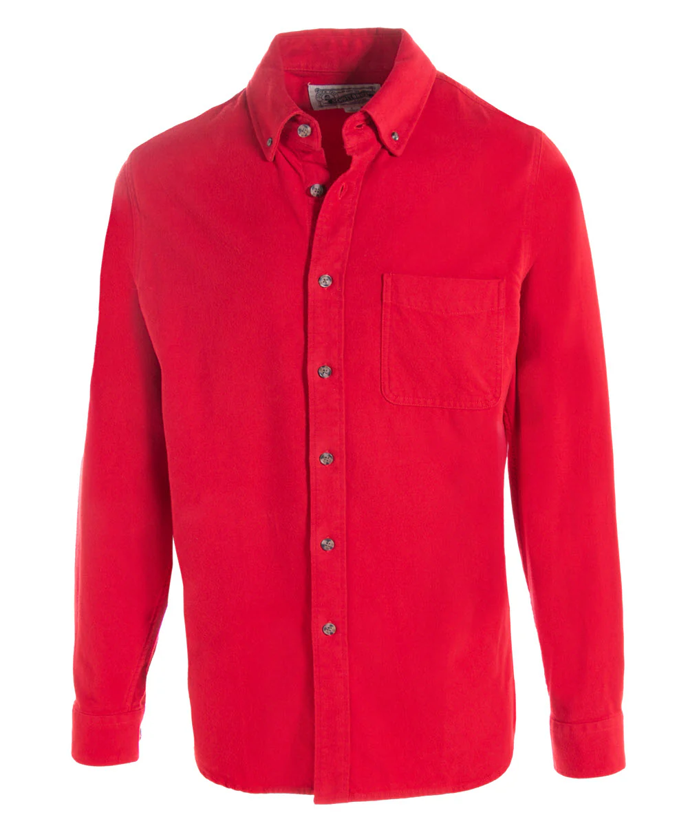 Schott NYC Men's Flannel Shirt - Red
