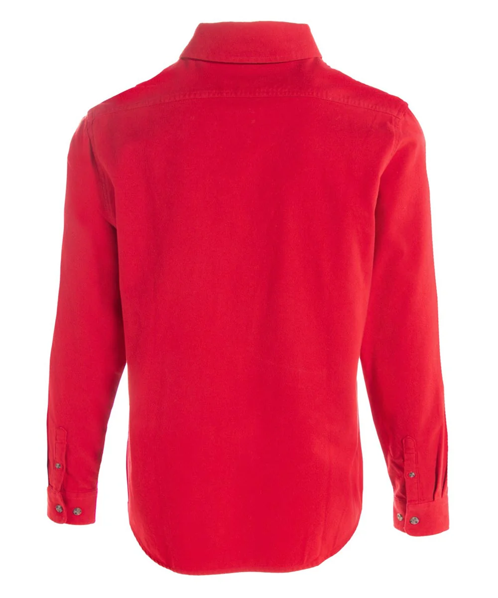 Schott NYC Men's Flannel Shirt - Red - Image 2