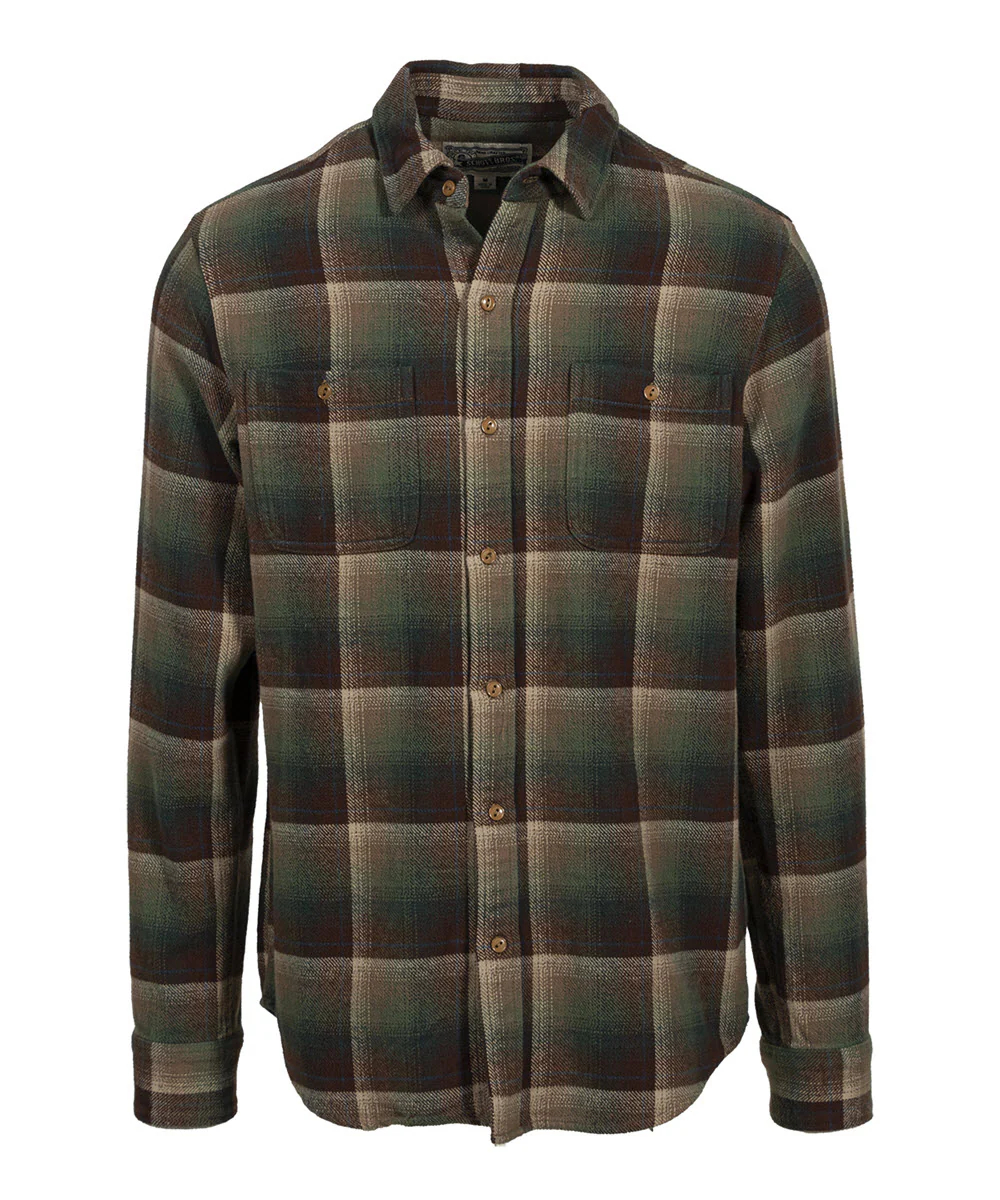 Schott NYC Men's Plaid Flannel Shirt - Falling Leave