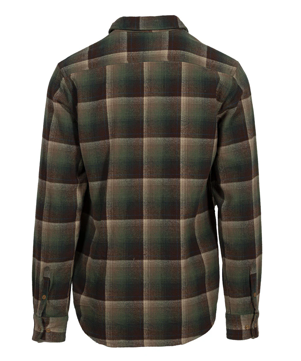 Schott NYC Men's Plaid Flannel Shirt - Falling Leave - Image 2