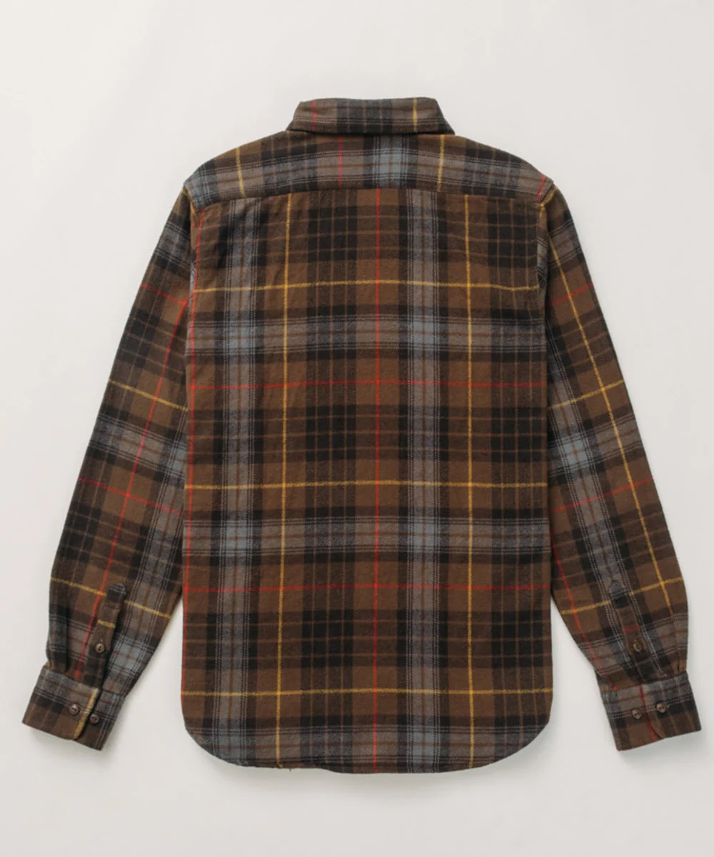 Schott NYC Men's Plaid Flannel Shirt - Moss - Image 2