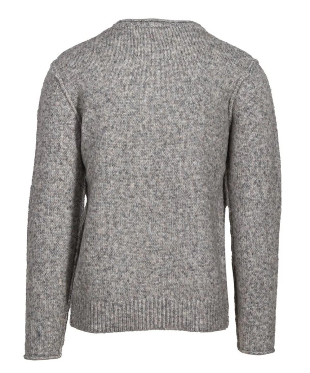 Schott NYC Men's Rolled Edge Tri Blend Sweater - Cloud Grey - Image 2