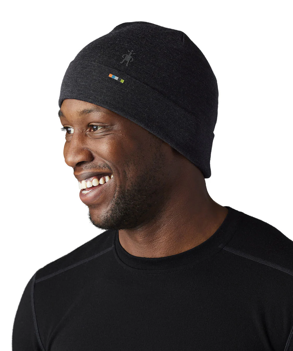 Smartwool Merino Wool Cuffed Beanie - Charcoal - Image 2