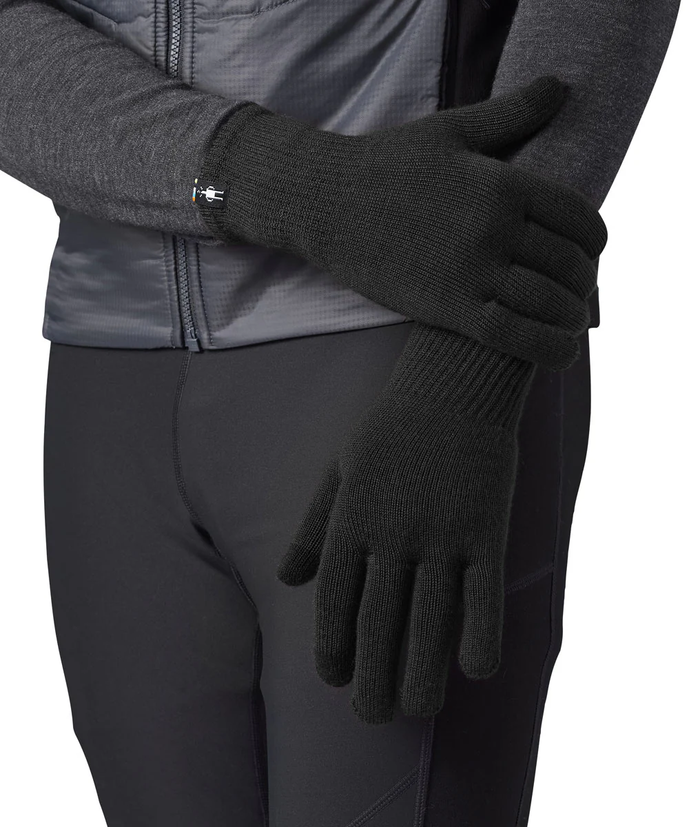 Smartwool Merino Touch-Screen Liner Glove - Black - Image 2