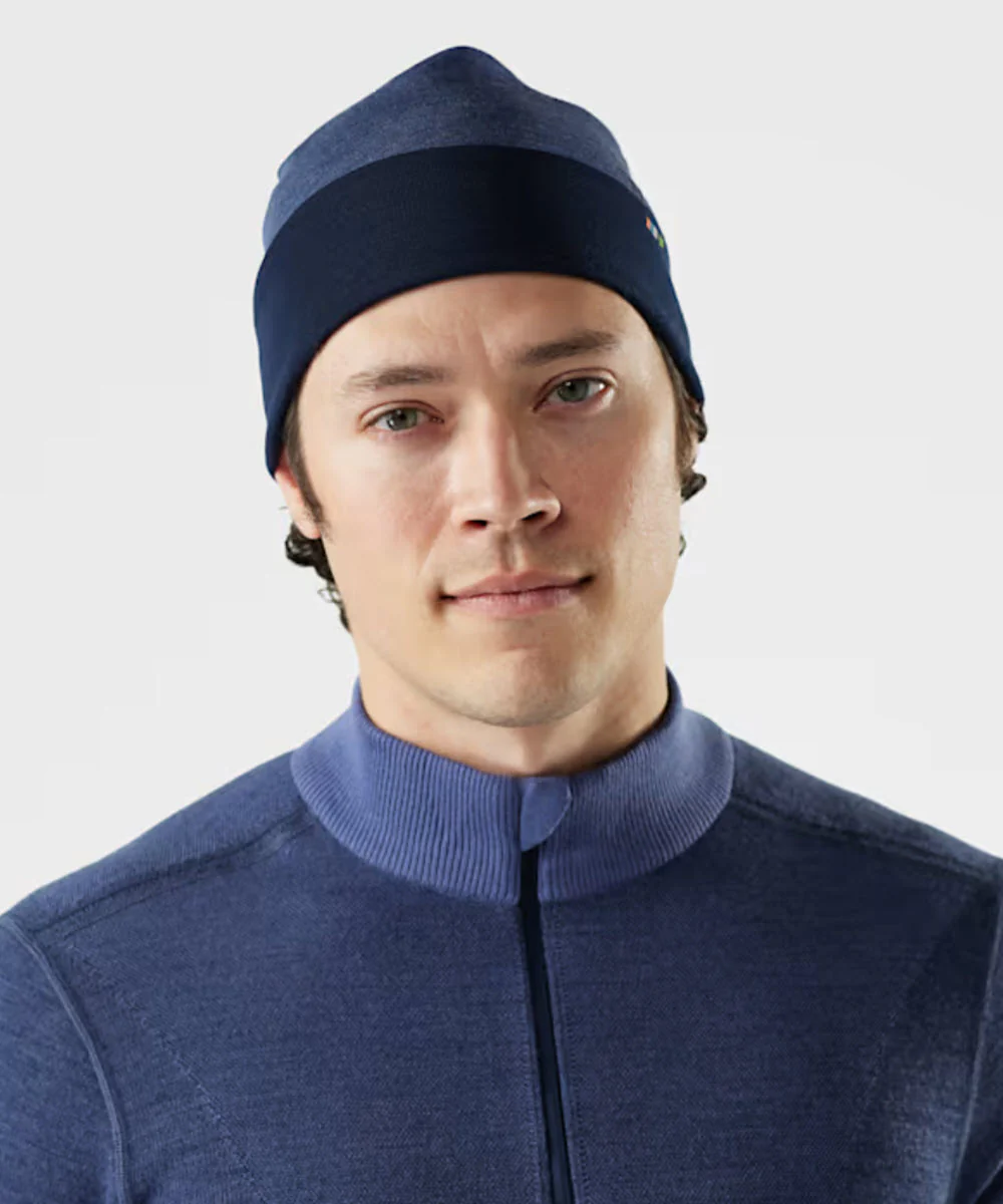 Smartwool Merino Wool Cuffed Beanie - Nightfall Blue/Navy - Image 2