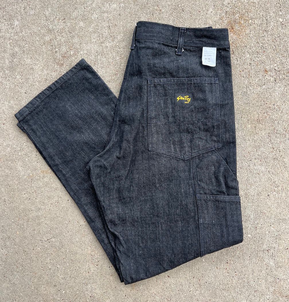 Stan Ray Men's OG Painter Pants - Black Denim