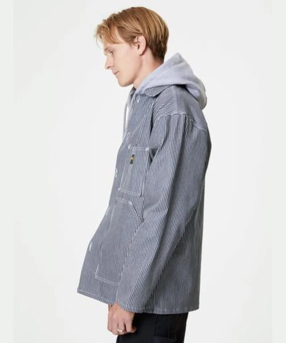 Stan Ray Shop Jacket - Hickory Stripe - Image 2