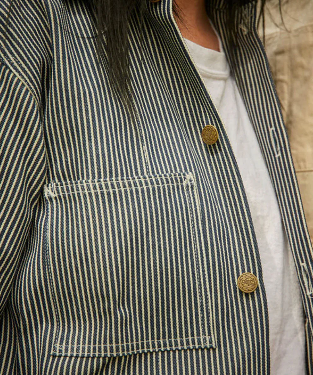 Stan Ray Shop Jacket - Hickory Stripe - Image 3
