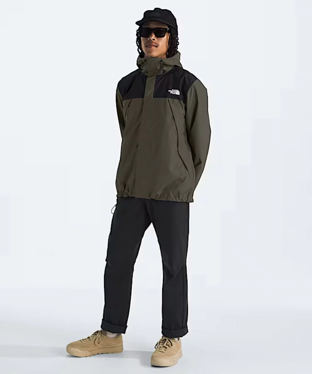 The North Face Men's Antora Waterproof Jacket - New Taupe Green - Image 4