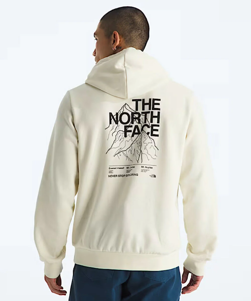 The North Face Men's Evolution Half Dome Hoodie - White Dune - Image 3