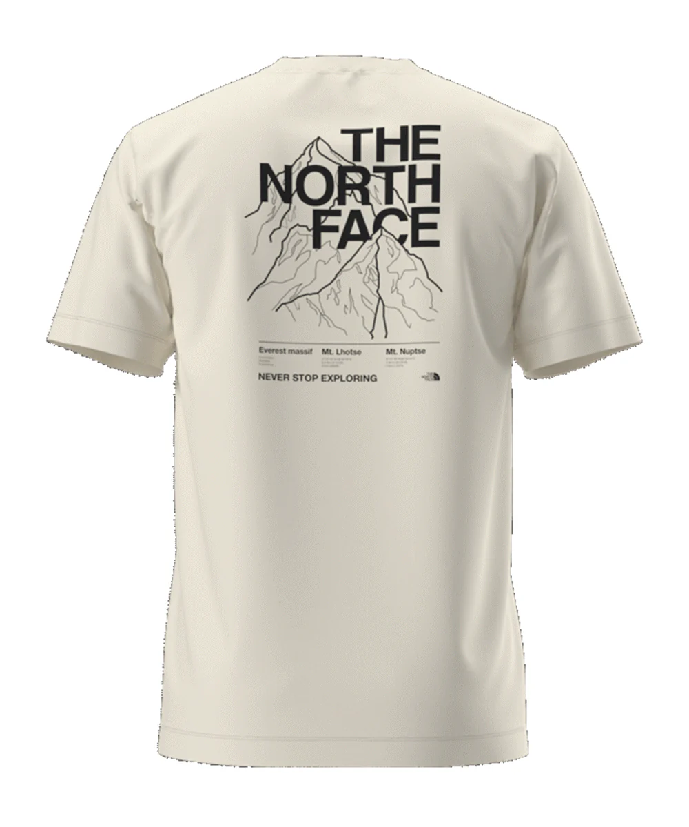 The North Face Men's Evolution Mountain T-shirt - White Dune