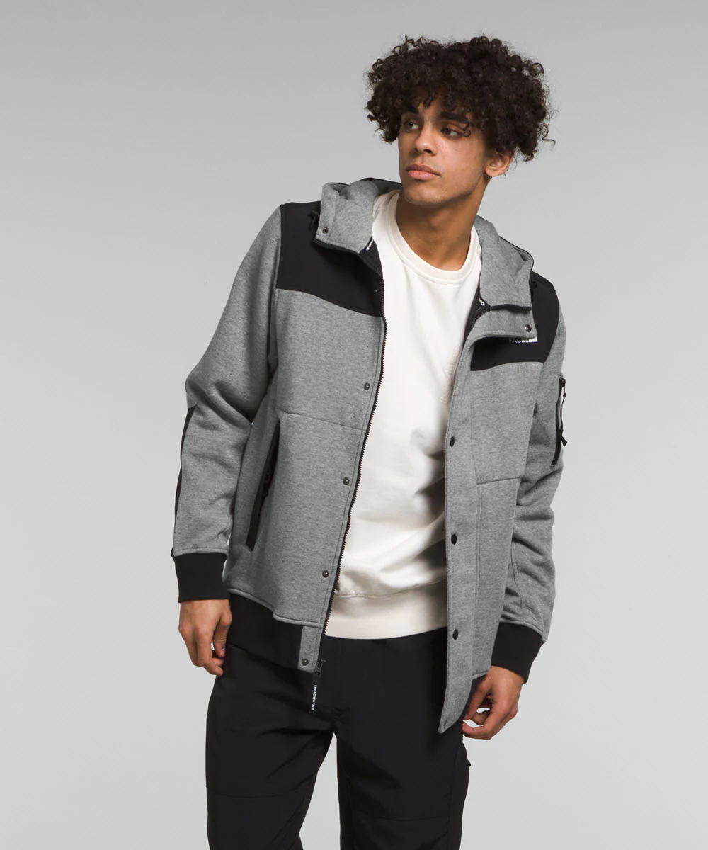 The North Face Men's Highrail Fleece Jacket - TNF Medium Grey Heather/TNF Black - Image 2