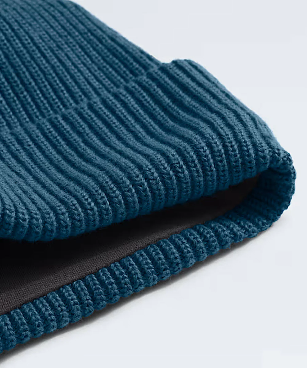 The North Face Salty Lined Beanie - Shady Blue - Image 3