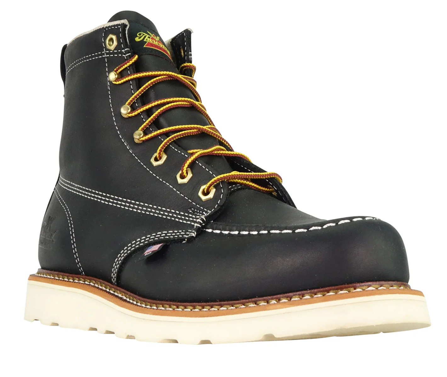 Thorogood American Heritage 6-inch Moc Toe Work Boots - Black - Image 3