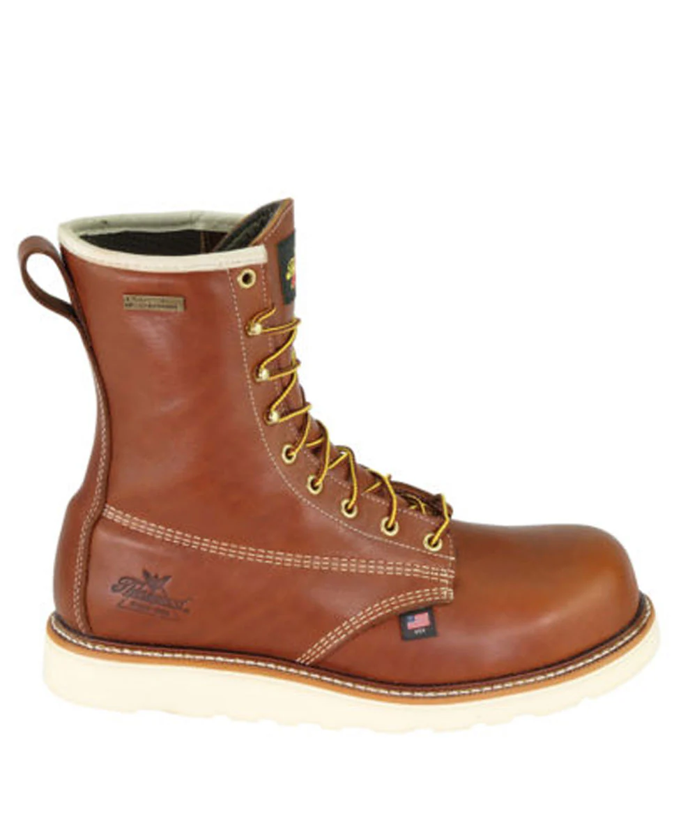 Thorogood American Heritage 8-inch Composite Toe Wedge Work Boots - Tobacco - Image 2
