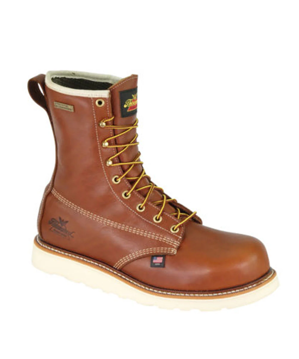 Thorogood American Heritage 8-inch Composite Toe Wedge Work Boots - Tobacco - Image 3