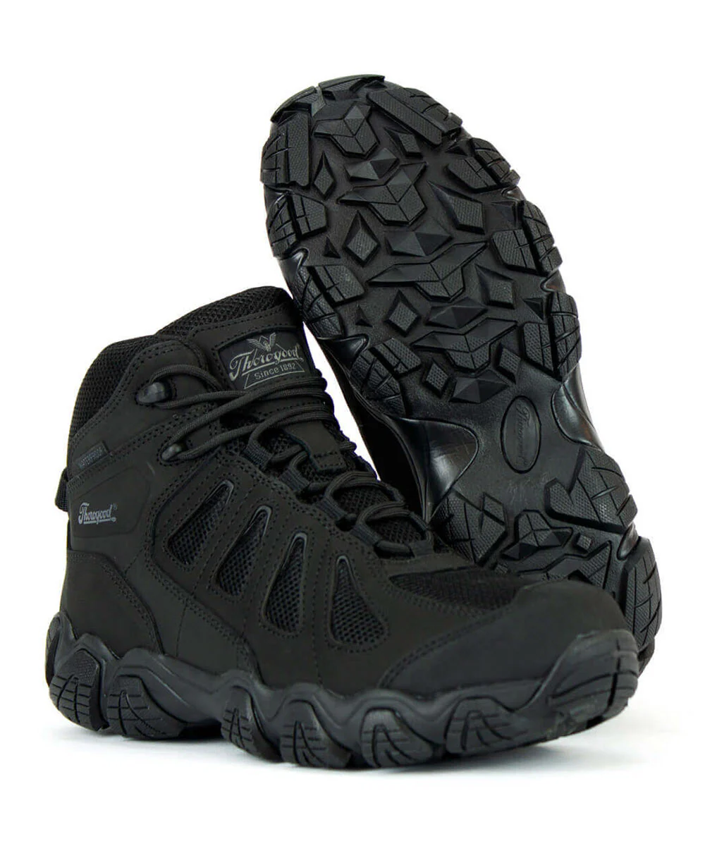 Thorogood Men's Crosstrex Waterproof Composite Toe Hiker - Black/Grey - Image 3