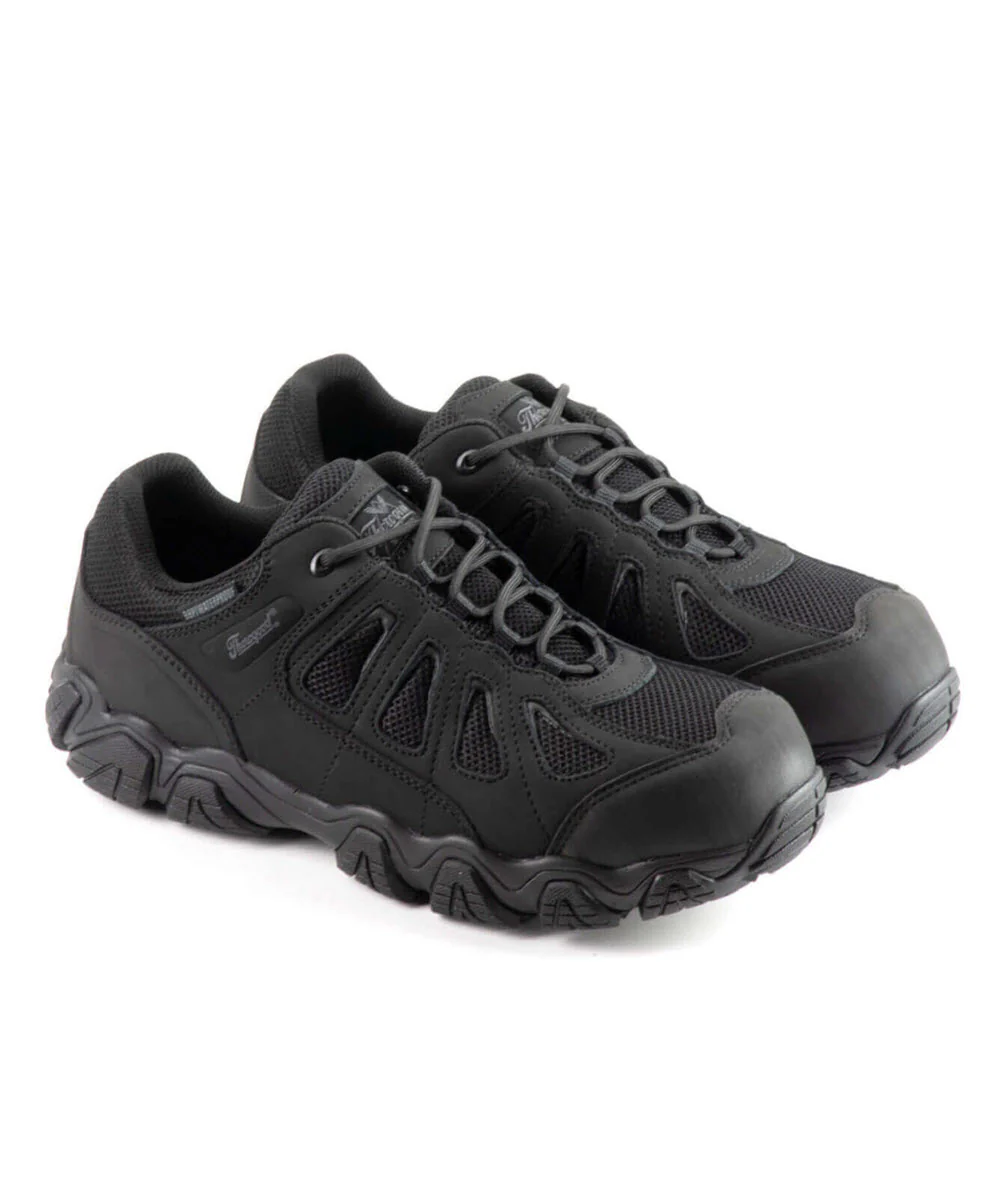 Thorogood Men's Crosstrex Waterproof Composite Toe Sneaker - Black/Grey - Image 2