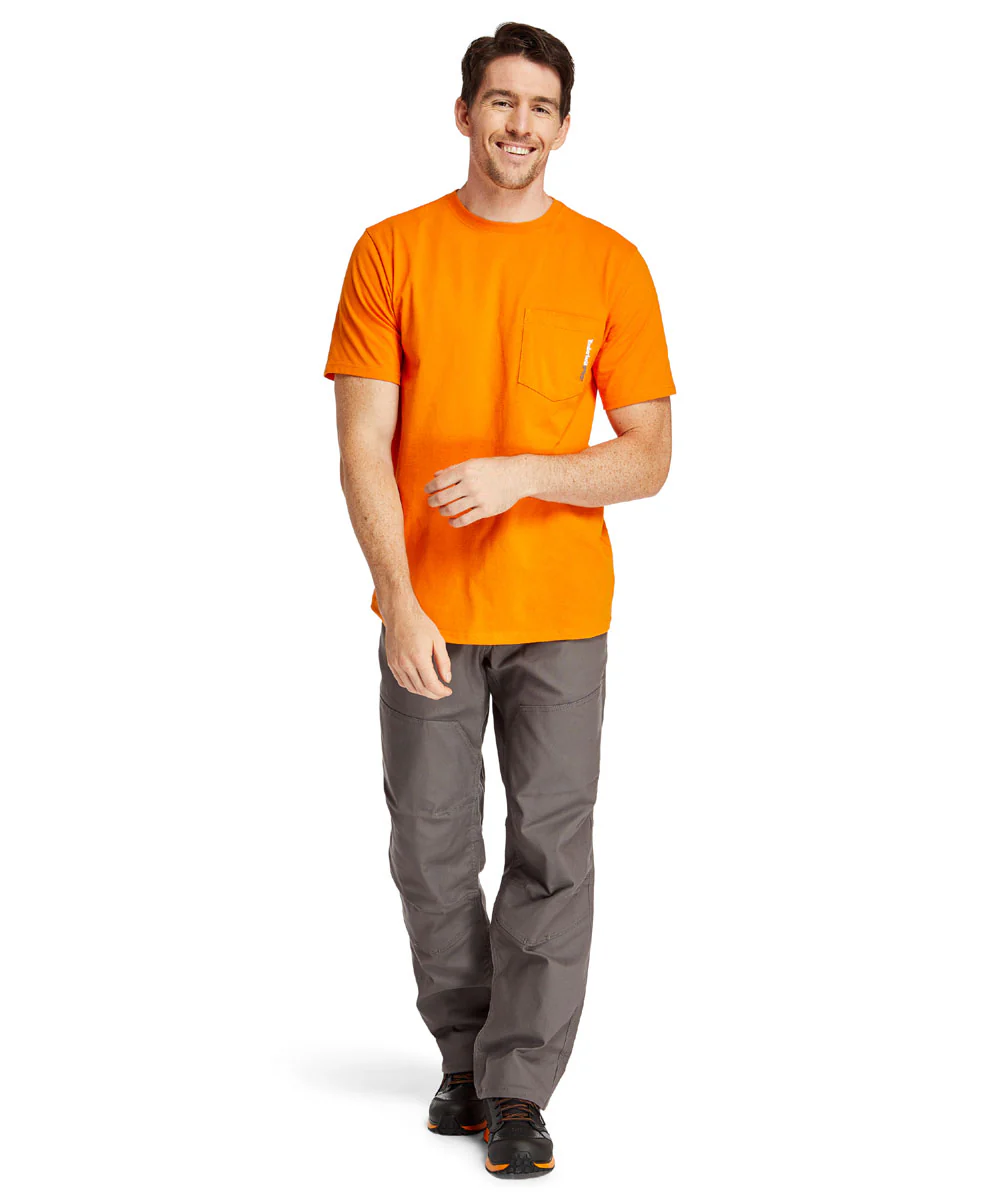 Timberland PRO Base Plate Wicking T-Shirt - PRO Orange - Image 3