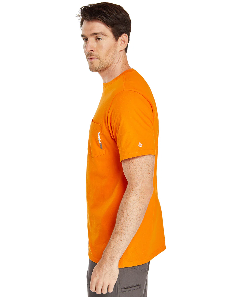 Timberland PRO Base Plate Wicking T-Shirt - PRO Orange - Image 4