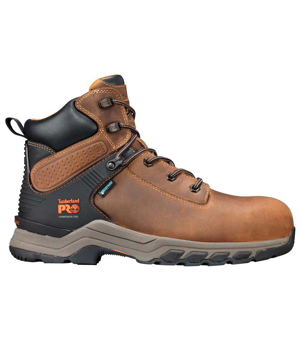 Timberland PRO Hypercharge Waterproof Work Boots - Tan - Image 2