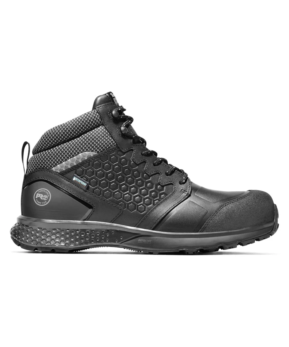 Timberland PRO Men’s Composite Toe Reaxion Waterproof Hiker - Black - Image 2
