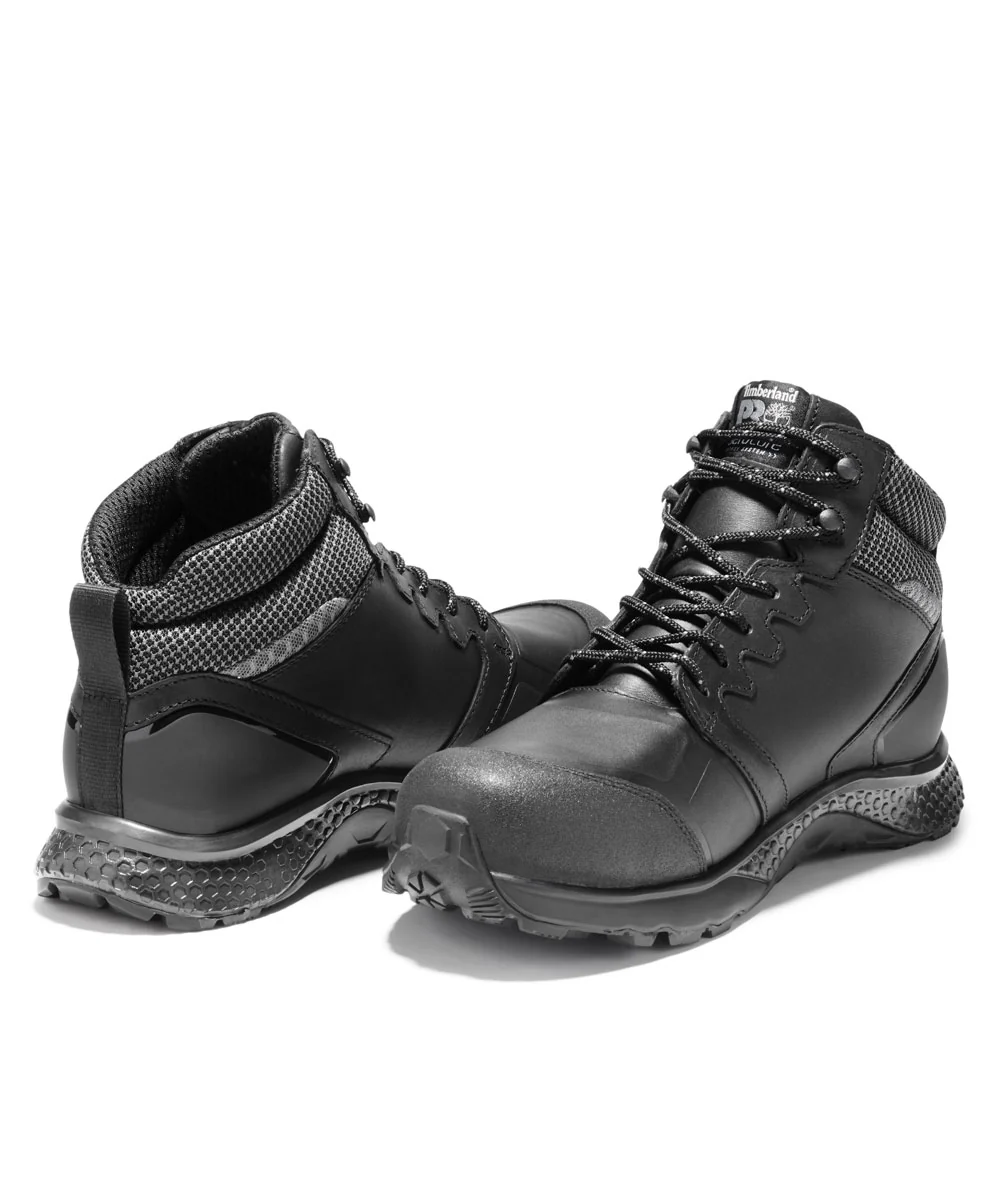 Timberland PRO Men’s Composite Toe Reaxion Waterproof Hiker - Black - Image 5