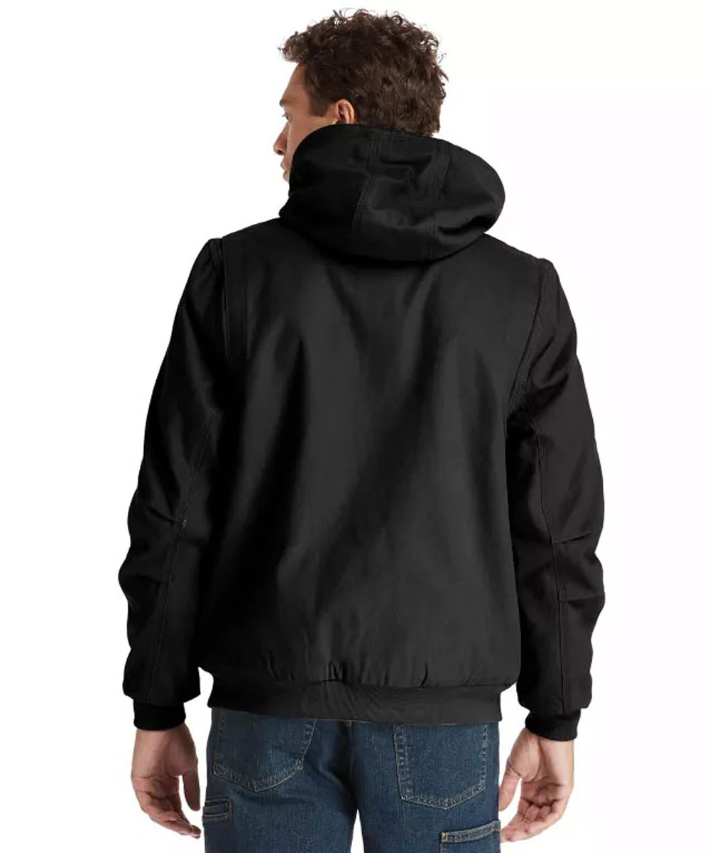 Timberland PRO Men's Gritman Lined Hooded Jacket - Black - Image 3