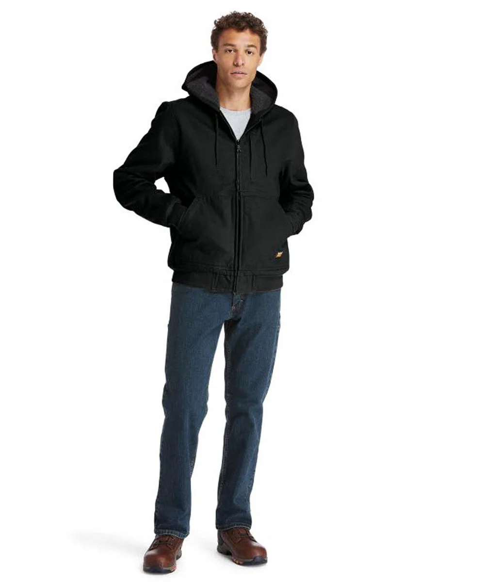Timberland PRO Men's Gritman Lined Hooded Jacket - Black - Image 4