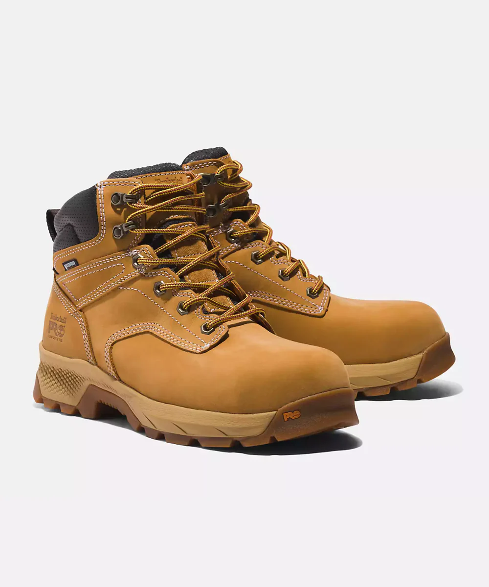 Timberland PRO Men's TiTAN EV 6" Composite Toe Work Boots - Wheat