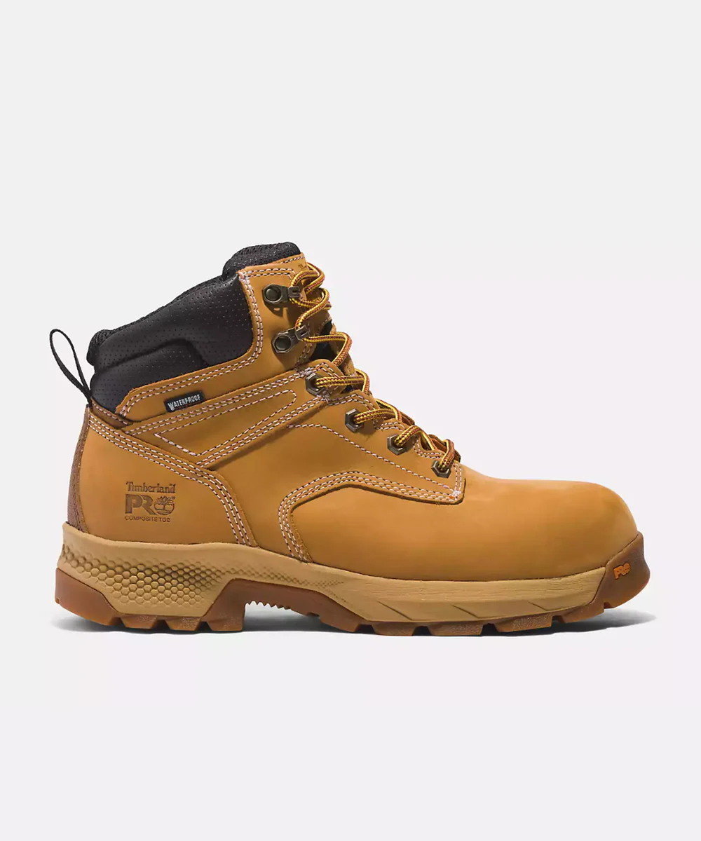 Timberland PRO Men's TiTAN EV 6" Composite Toe Work Boots - Wheat - Image 2