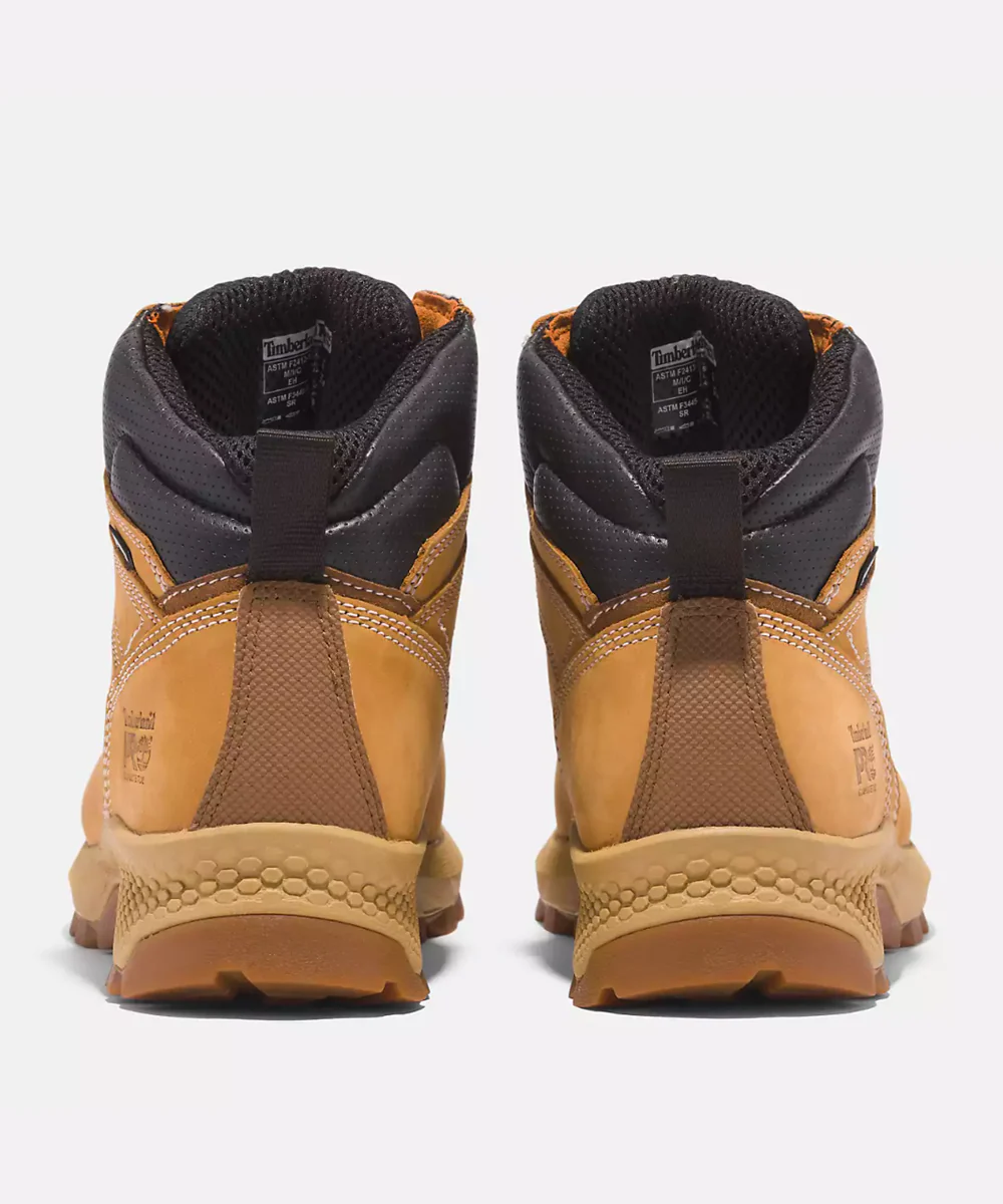 Timberland PRO Men's TiTAN EV 6" Composite Toe Work Boots - Wheat - Image 4