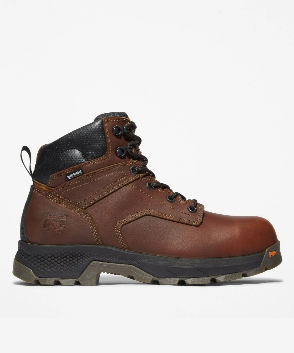 Timberland PRO Men's TiTAN EV Composite Toe Work Boots - Brown