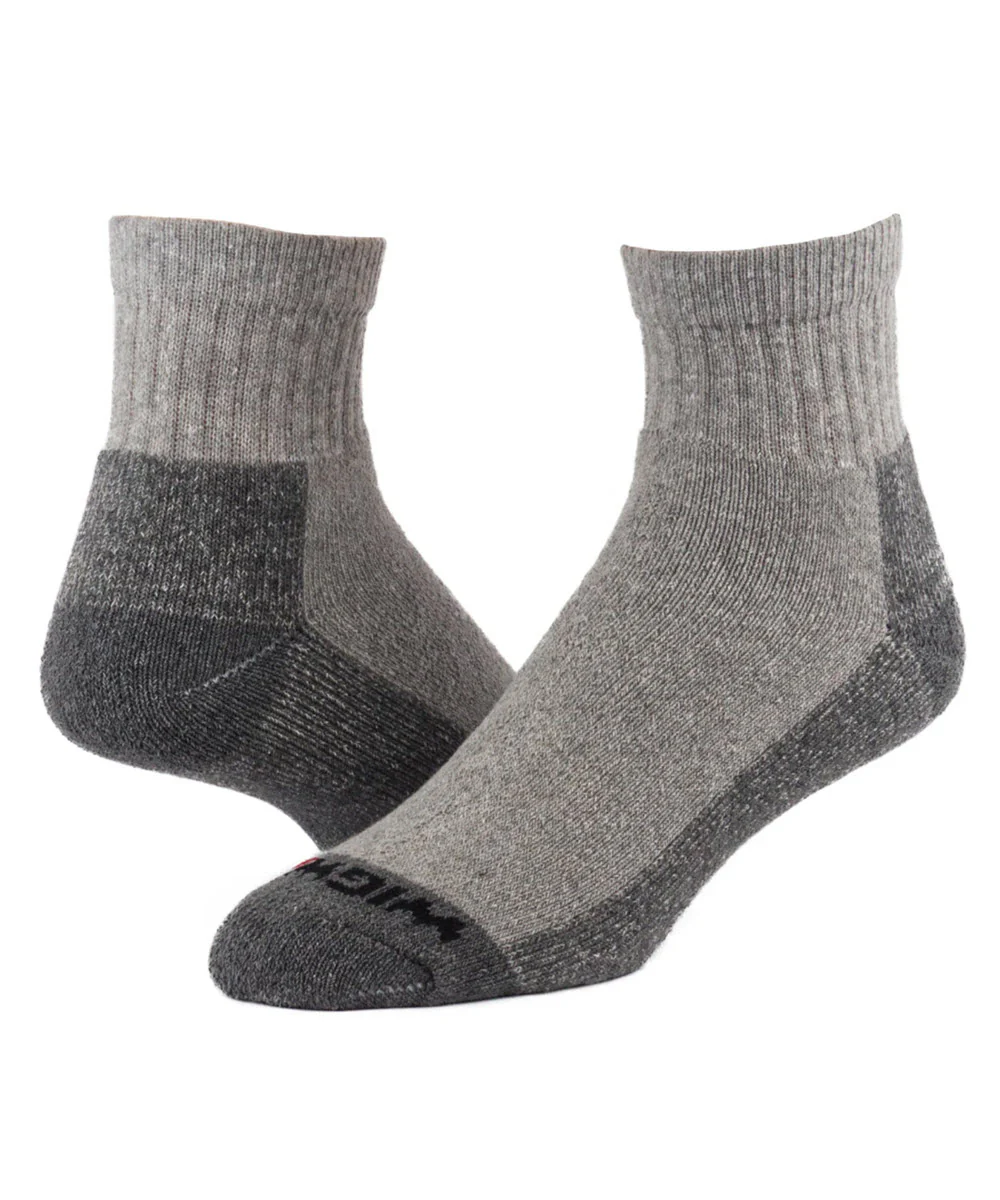 Wigwam At Work Quarter Socks (3-pack) - Grey